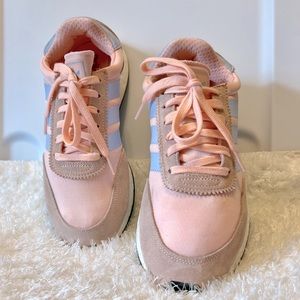 Women's adidas-Iniki Runner-CLEAR ORANGE PERIWINKLE- CG6025-Sz 8.5